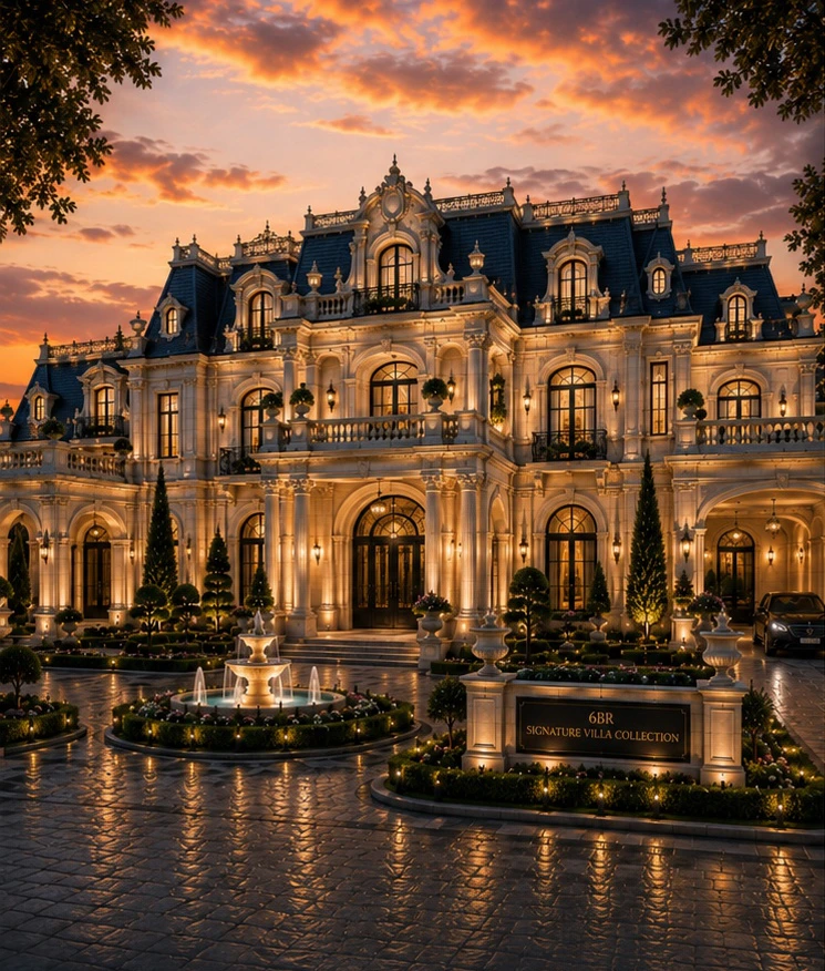 French-inspired signature villa concept