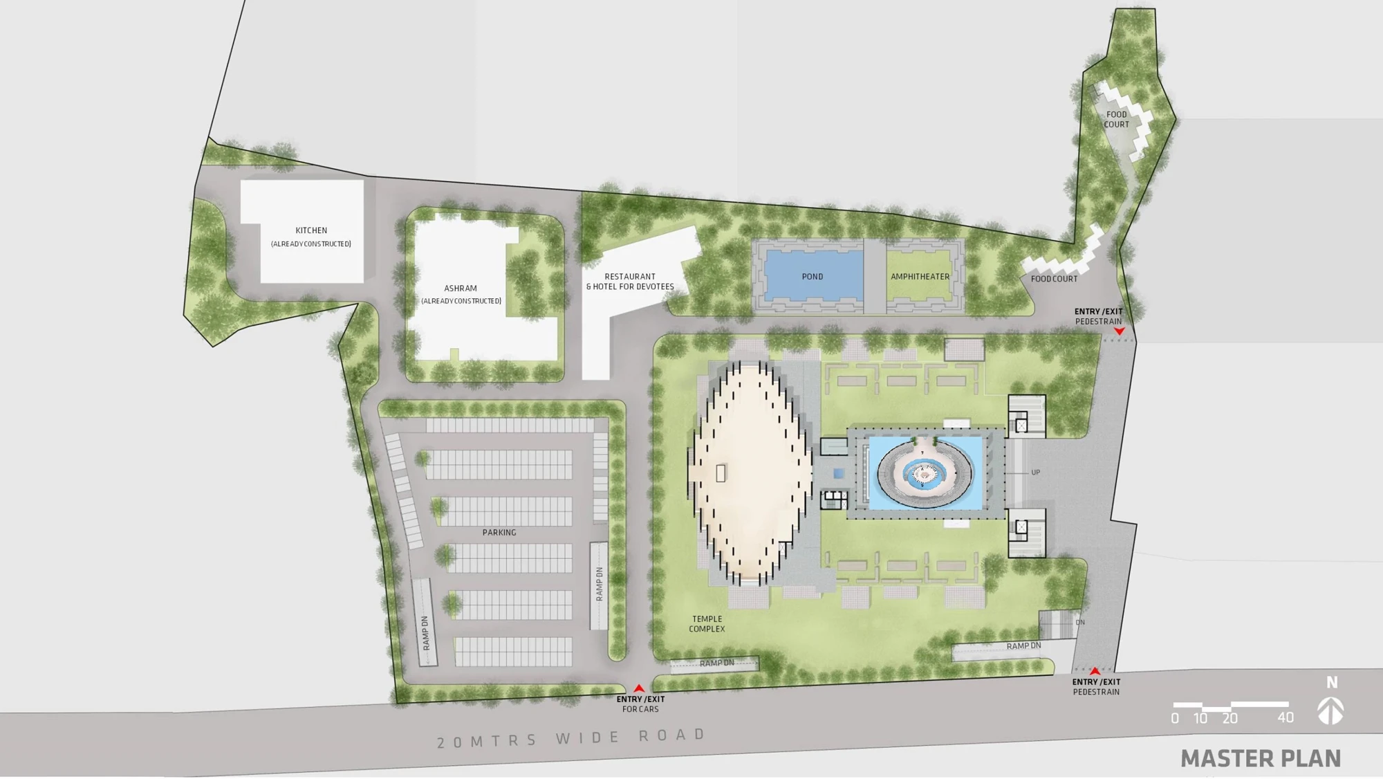 Masterplan reference from the Shiva Temple project brief